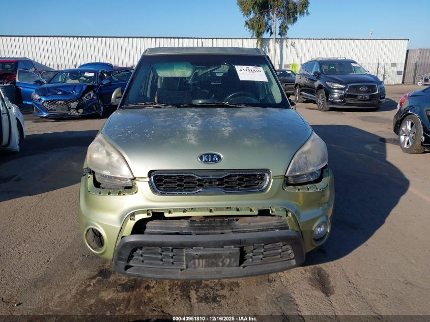 2012 Kia Soul + VIN: KNDJT2A6XC7390319 Lot: 43951810