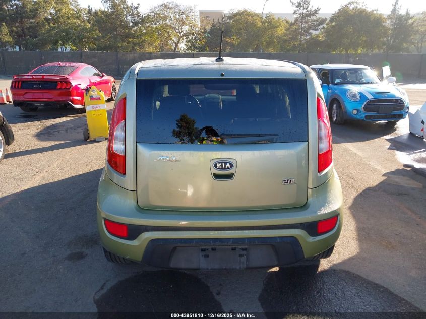 2012 Kia Soul + VIN: KNDJT2A6XC7390319 Lot: 43951810