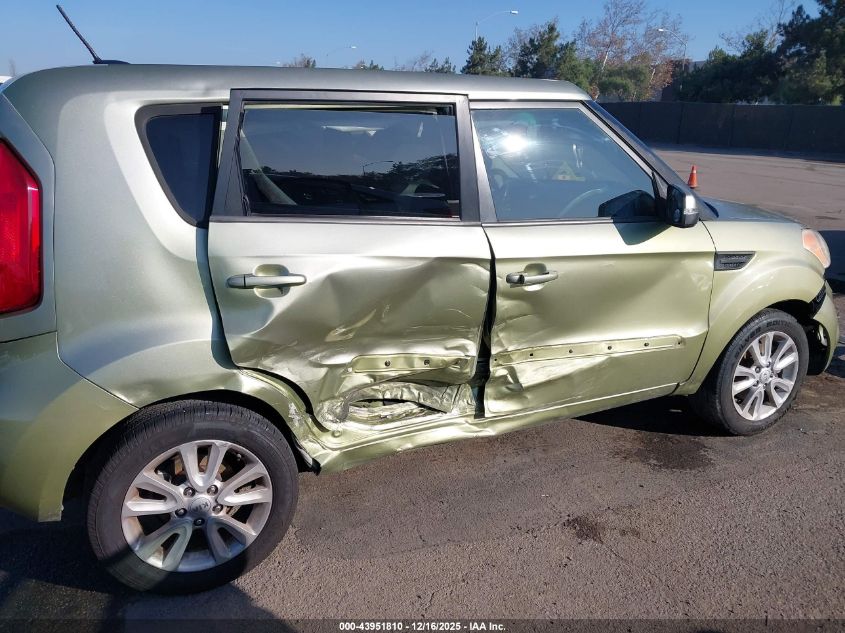 2012 Kia Soul + VIN: KNDJT2A6XC7390319 Lot: 43951810
