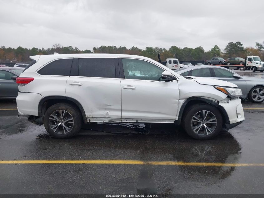 2019 Toyota Highlander Le Plus VIN: 5TDZZRFH2KS306292 Lot: 43951812