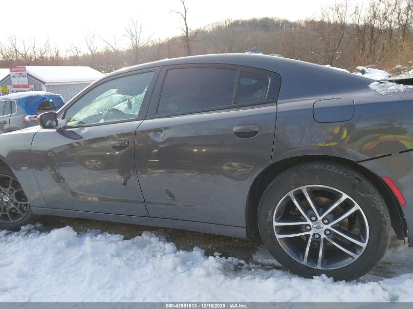 2018 Dodge Charger Gt Awd VIN: 2C3CDXJG2JH231005 Lot: 43951813
