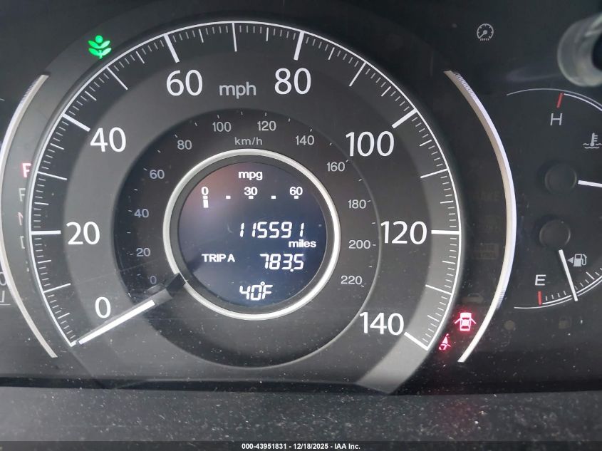 2014 Honda Cr-V Ex-L VIN: 2HKRM3H79EH503826 Lot: 43951831