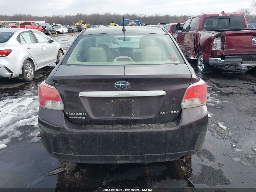 2012 Subaru Impreza 2.0I Limited VIN: JF1GJAH63CH008504 Lot: 43951832