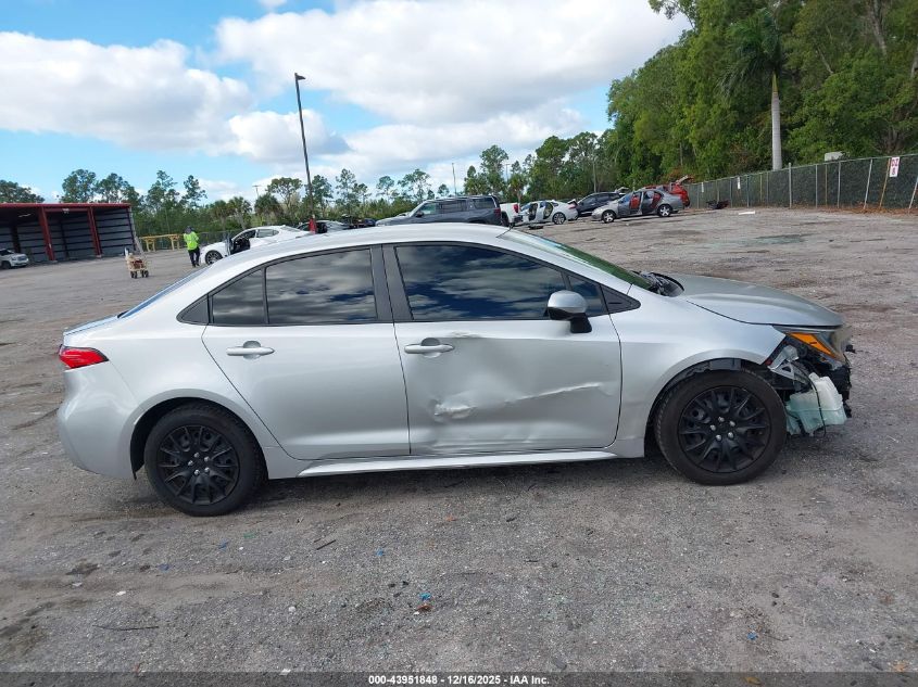 2020 Toyota Corolla Le VIN: JTDEPRAEXLJ101495 Lot: 43951848