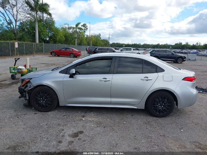 2020 Toyota Corolla Le VIN: JTDEPRAEXLJ101495 Lot: 43951848