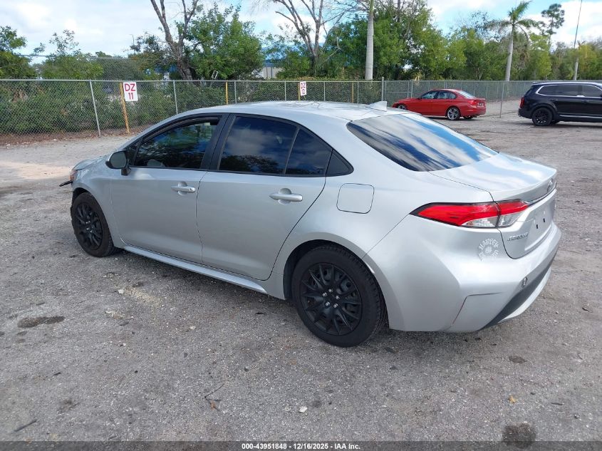 2020 Toyota Corolla Le VIN: JTDEPRAEXLJ101495 Lot: 43951848
