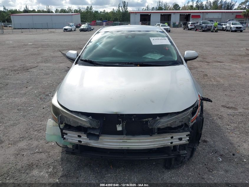 2020 Toyota Corolla Le VIN: JTDEPRAEXLJ101495 Lot: 43951848