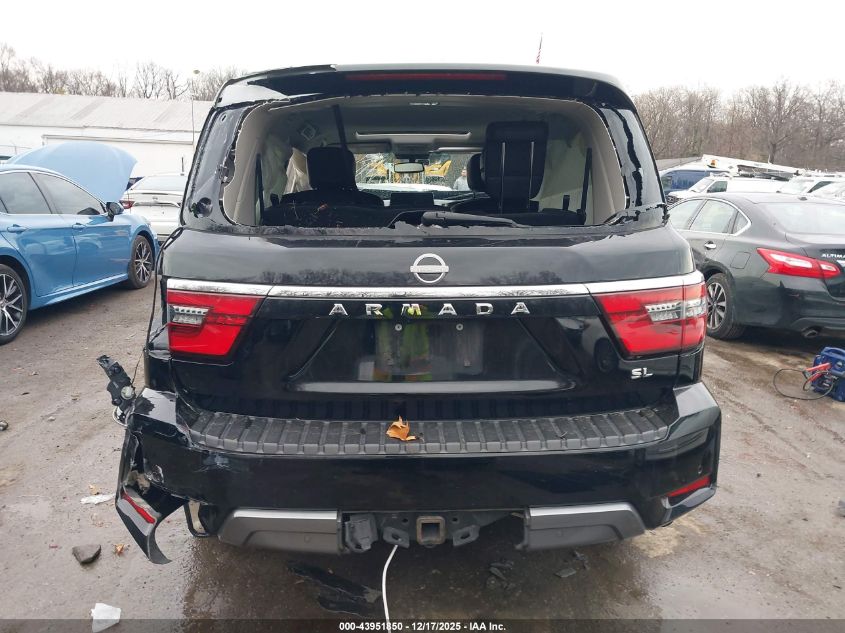 2021 Nissan Armada Sl 2Wd VIN: JN8AY2BAXM9370134 Lot: 43951850