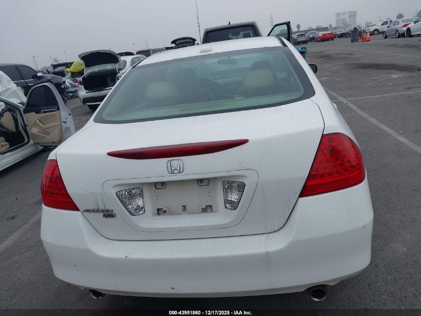 2007 Honda Accord 3.0 Ex VIN: 1HGCM66577A027807 Lot: 43951860