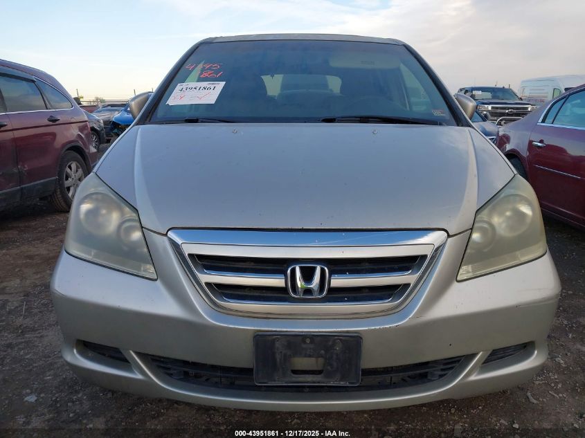 2005 Honda Odyssey Ex-L VIN: 5FNRL38755B132519 Lot: 43951861
