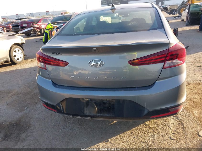 2019 Hyundai Elantra Sel VIN: 5NPD84LF5KH406024 Lot: 43951868
