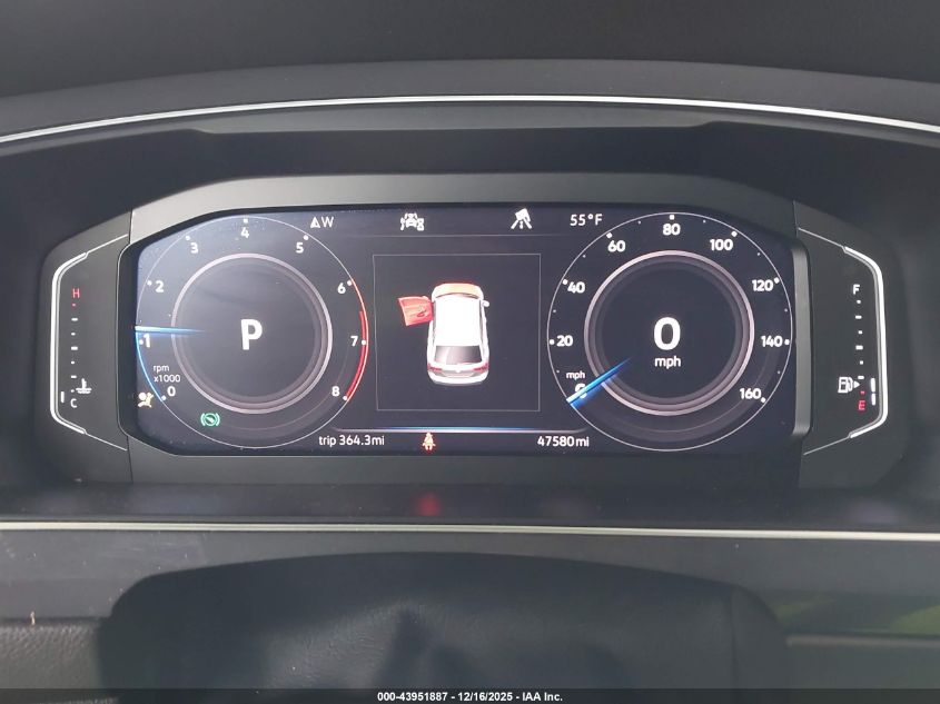 2020 Volkswagen Tiguan 2.0T Sel Premium R-Line VIN: 3VV4B7AX8LM054309 Lot: 43951887