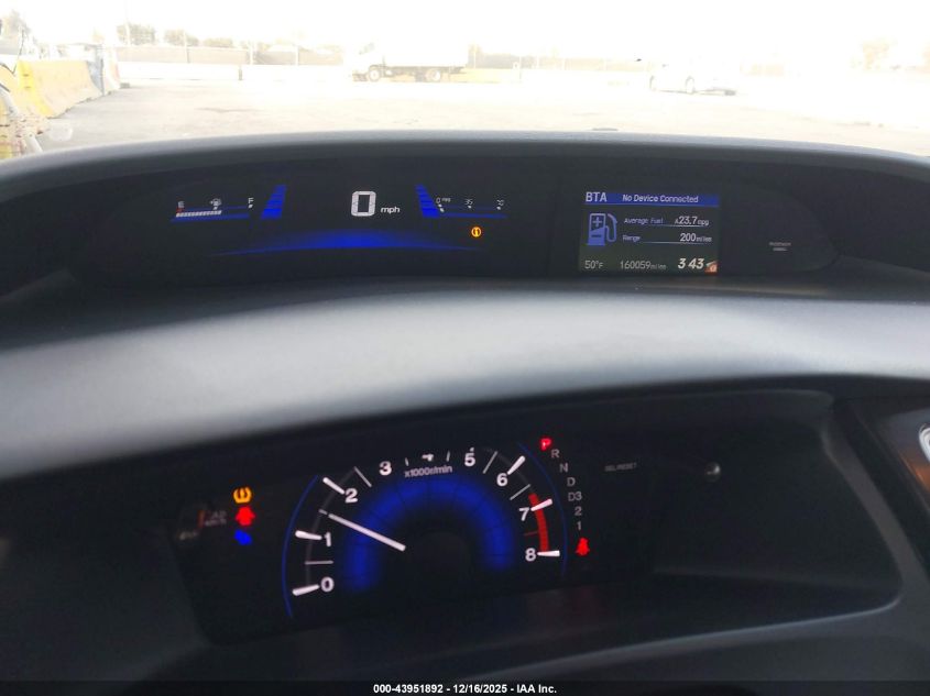 2013 Honda Civic Ex-L VIN: 2HGFB2F92DH522220 Lot: 43951892