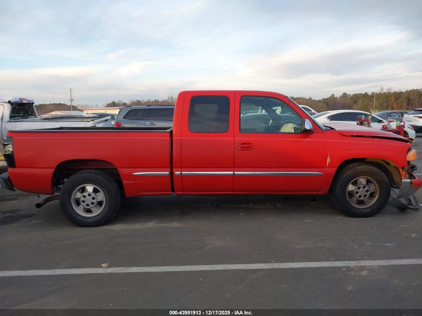 2002 GMC Sierra 1500 Sle VIN: 2GTEC19T721216970 Lot: 43951913