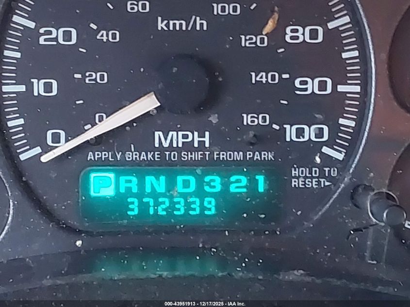 2002 GMC Sierra 1500 Sle VIN: 2GTEC19T721216970 Lot: 43951913