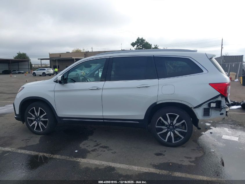 2021 Honda Pilot 2Wd Touring 8 Passenger VIN: 5FNYF5H94MB036797 Lot: 43951915