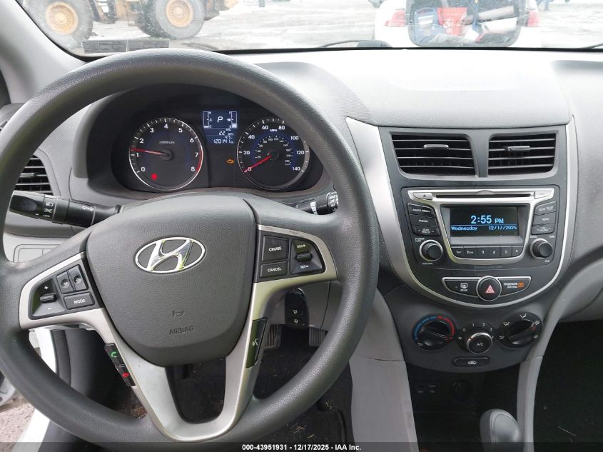 2017 Hyundai Accent Value Edition VIN: KMHCT4AE3HU352883 Lot: 43951931