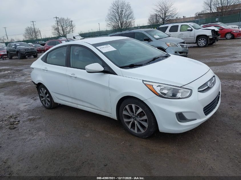 2017 Hyundai Accent Value Edition VIN: KMHCT4AE3HU352883 Lot: 43951931