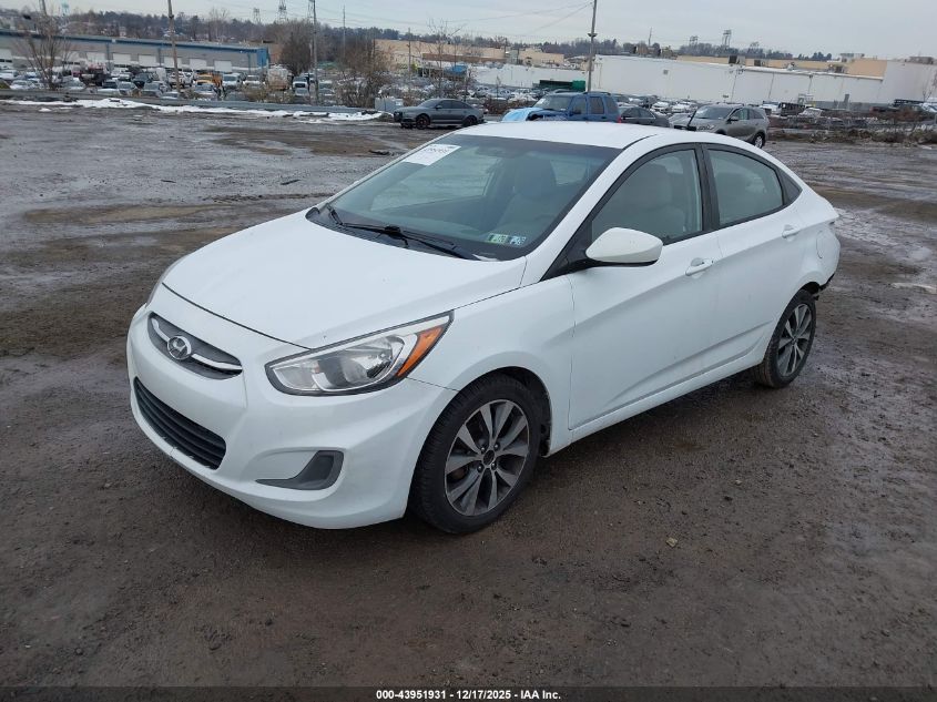 2017 Hyundai Accent Value Edition VIN: KMHCT4AE3HU352883 Lot: 43951931