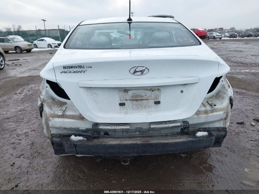 2017 Hyundai Accent Value Edition VIN: KMHCT4AE3HU352883 Lot: 43951931