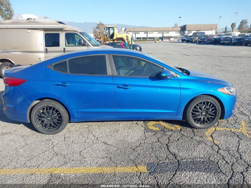 2018 Hyundai Elantra Se VIN: KMHD74LF5JU613449 Lot: 43951935
