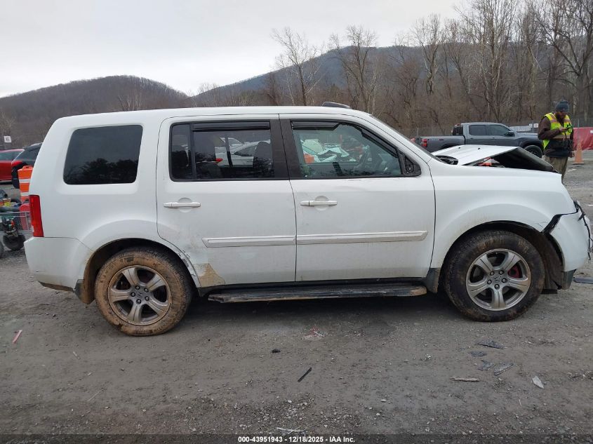 2012 Honda Pilot Ex-L VIN: 5FNYF4H58CB004926 Lot: 43951943