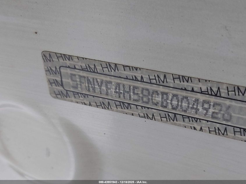 2012 Honda Pilot Ex-L VIN: 5FNYF4H58CB004926 Lot: 43951943