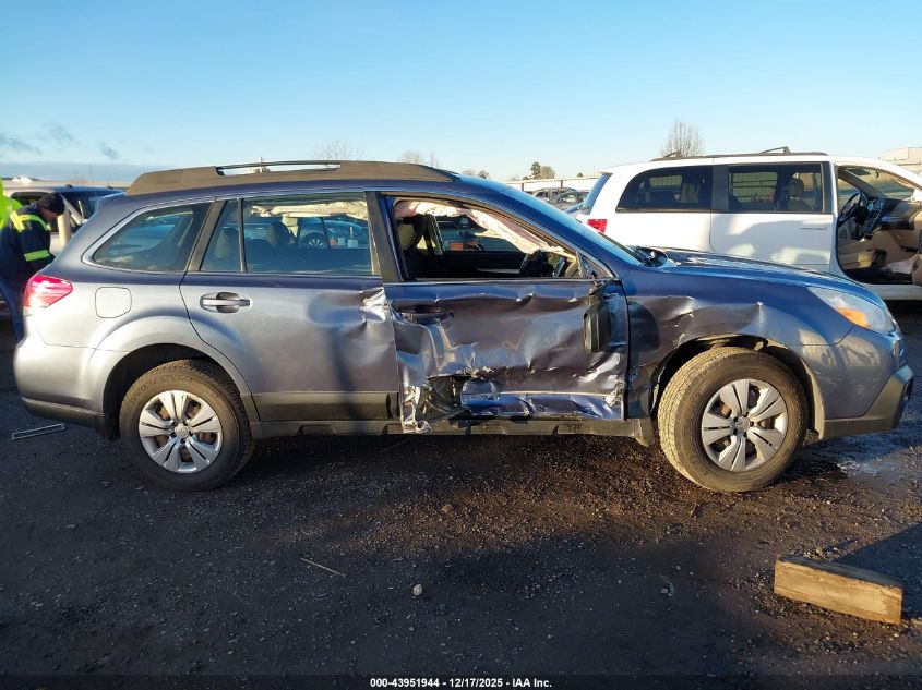 2013 Subaru Outback 2.5I VIN: 4S4BRBAC5D3311796 Lot: 43951944