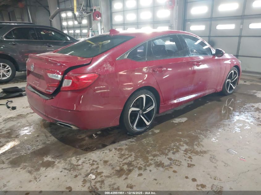 2018 Honda Accord Sport VIN: 1HGCV1F3XJA046261 Lot: 43951951