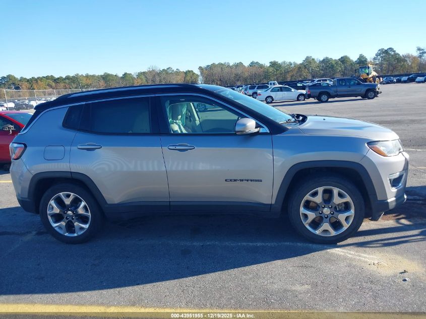 2020 Jeep Compass Limited Fwd VIN: 3C4NJCCB2LT211287 Lot: 43951955