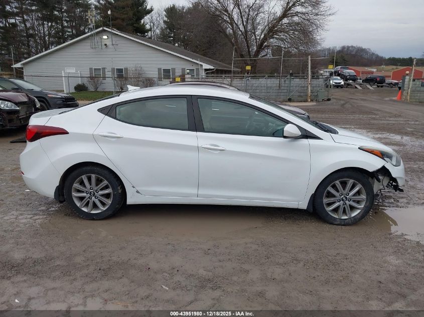 2016 Hyundai Elantra Se VIN: 5NPDH4AE4GH653469 Lot: 43951980