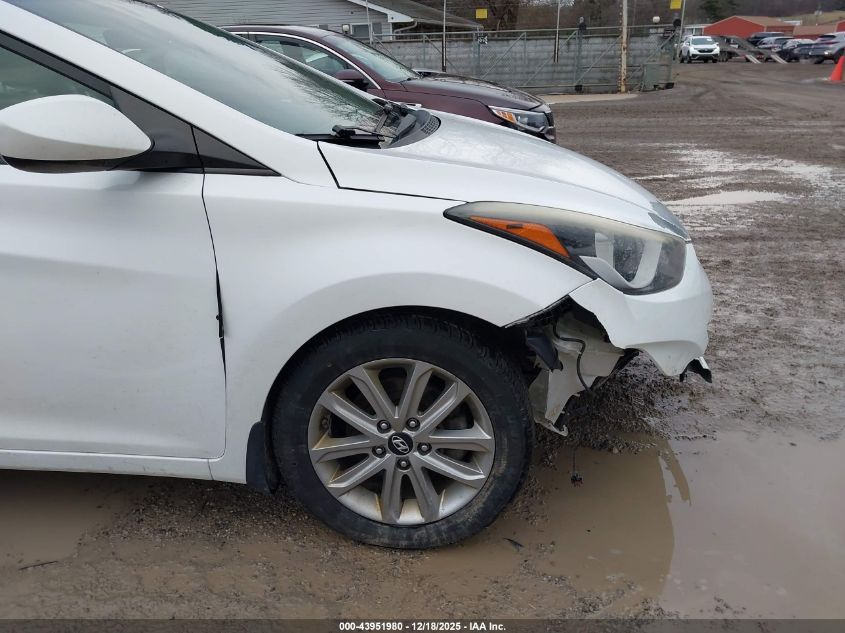 2016 Hyundai Elantra Se VIN: 5NPDH4AE4GH653469 Lot: 43951980