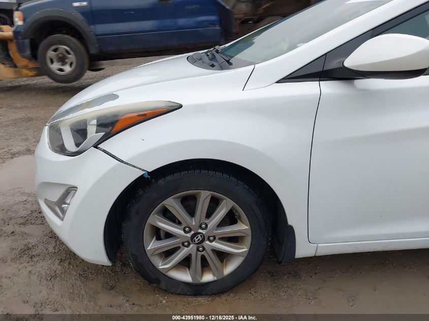 2016 Hyundai Elantra Se VIN: 5NPDH4AE4GH653469 Lot: 43951980