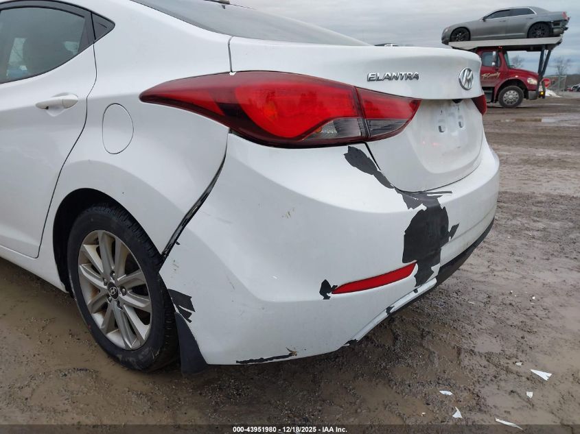 2016 Hyundai Elantra Se VIN: 5NPDH4AE4GH653469 Lot: 43951980