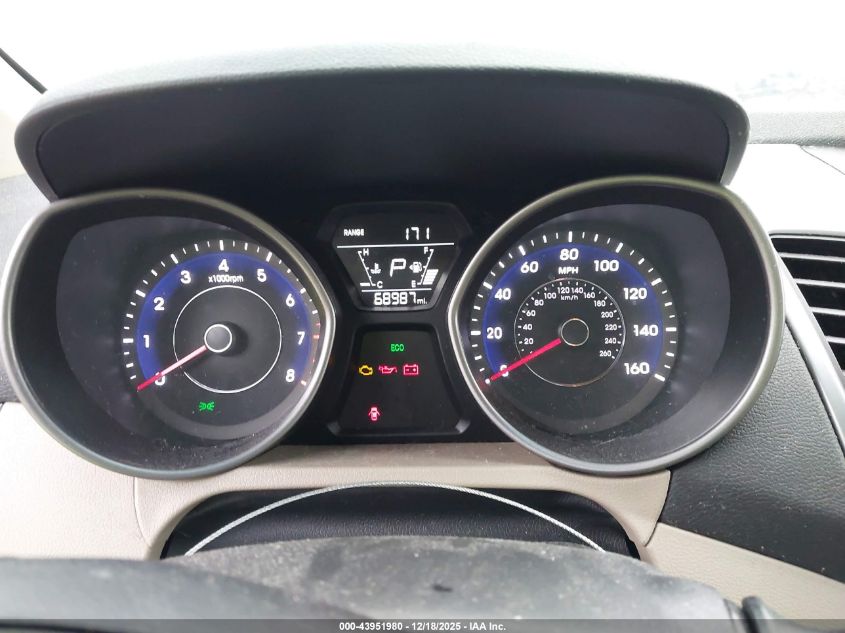 2016 Hyundai Elantra Se VIN: 5NPDH4AE4GH653469 Lot: 43951980