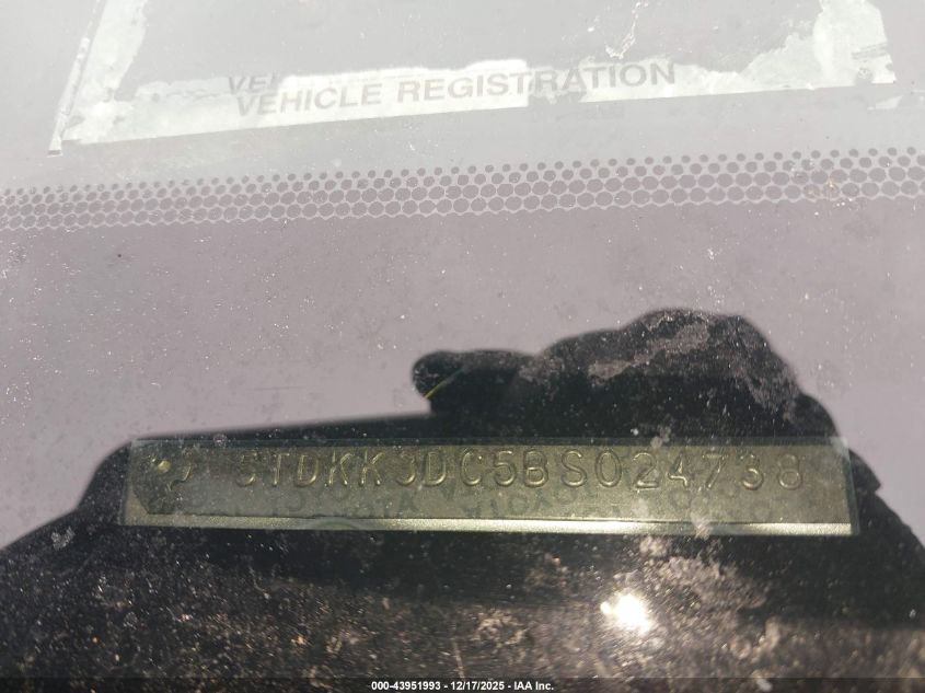 2011 Toyota Sienna Le V6 VIN: 5TDKK3DC5BS024738 Lot: 43951993