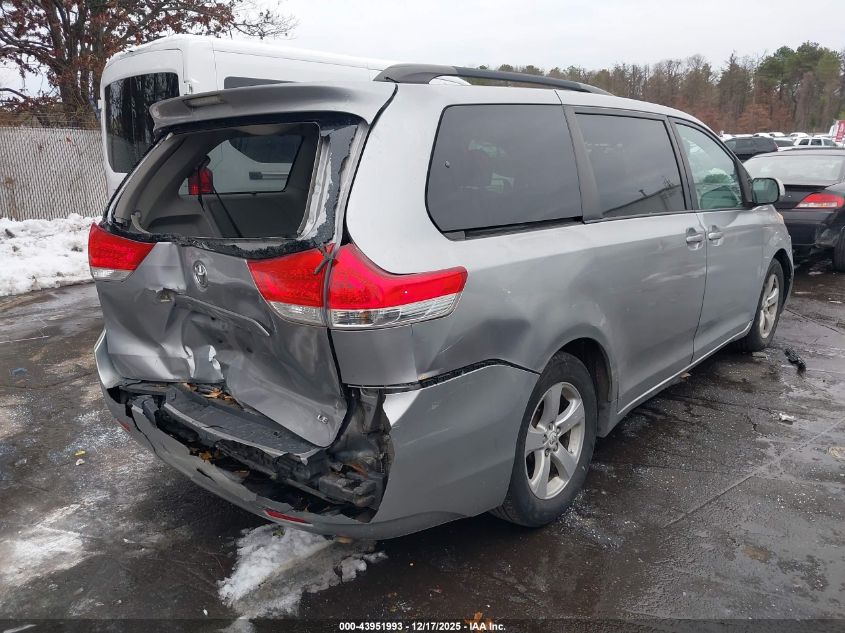2011 Toyota Sienna Le V6 VIN: 5TDKK3DC5BS024738 Lot: 43951993