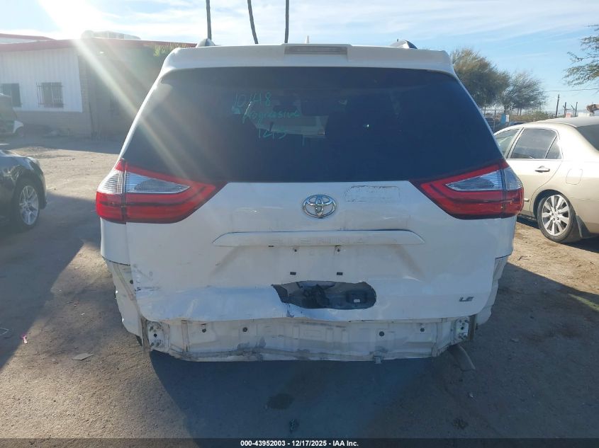 2018 Toyota Sienna Le 8 Passenger VIN: 5TDKZ3DC1JS946868 Lot: 43952003