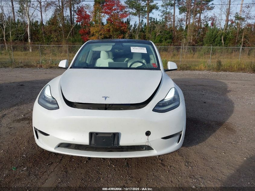 2021 Tesla Model Y Long Range Dual Motor All-Wheel Drive VIN: 5YJYGDEE0MF249691 Lot: 43952004