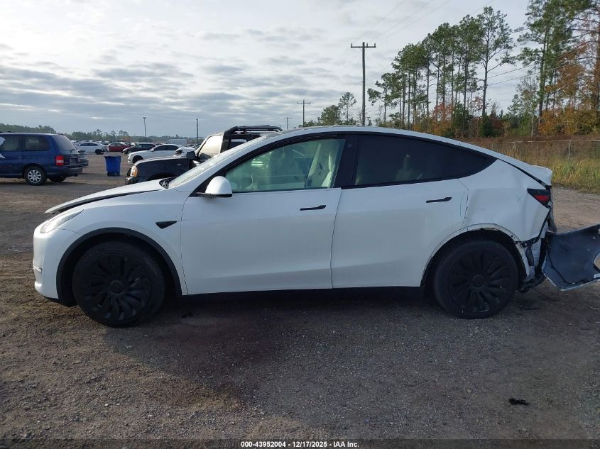 2021 Tesla Model Y Long Range Dual Motor All-Wheel Drive VIN: 5YJYGDEE0MF249691 Lot: 43952004