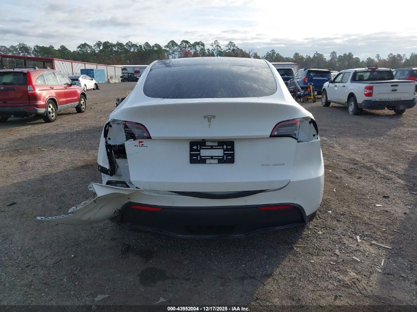 2021 Tesla Model Y Long Range Dual Motor All-Wheel Drive VIN: 5YJYGDEE0MF249691 Lot: 43952004