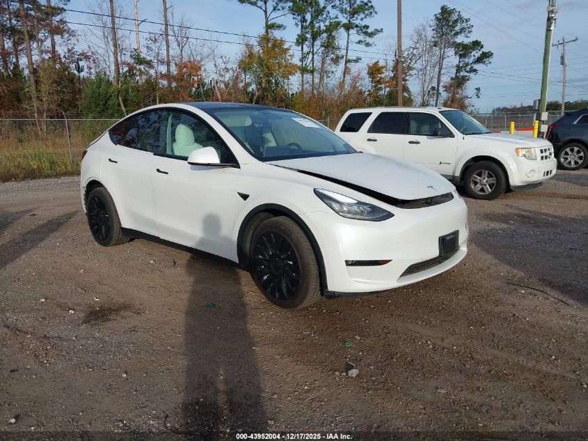 2021 Tesla Model Y Long Range Dual Motor All-Wheel Drive VIN: 5YJYGDEE0MF249691 Lot: 43952004