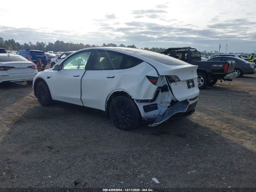 2021 Tesla Model Y Long Range Dual Motor All-Wheel Drive VIN: 5YJYGDEE0MF249691 Lot: 43952004