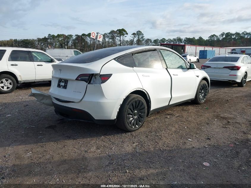 2021 Tesla Model Y Long Range Dual Motor All-Wheel Drive VIN: 5YJYGDEE0MF249691 Lot: 43952004