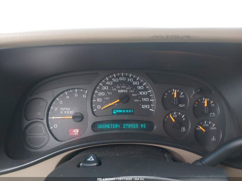 2003 Chevrolet Suburban 1500 Ls VIN: 3GNEC16Z13G271147 Lot: 43952007