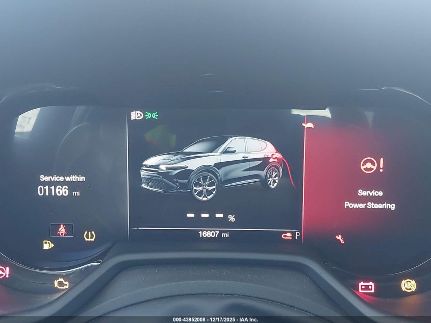 2024 Dodge Hornet R/T Plus Eawd VIN: ZACPDFDW9R3A20816 Lot: 43952008