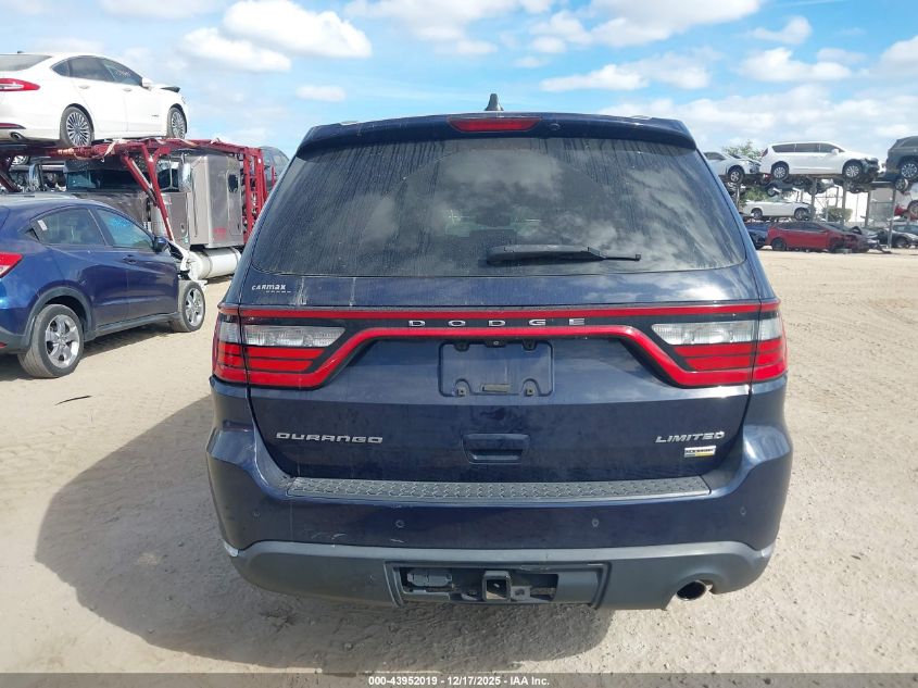 2014 Dodge Durango Limited VIN: 1C4RDHDG5EC286208 Lot: 43952019