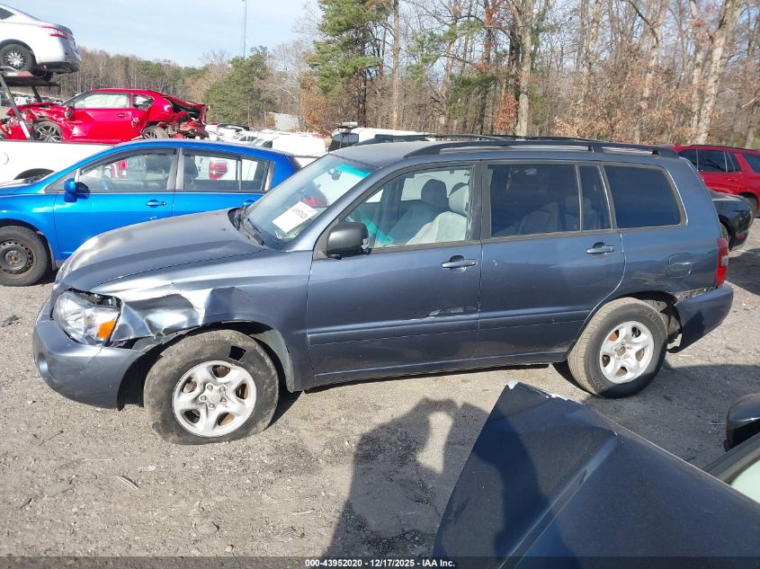 2006 Toyota Highlander VIN: JTEGD21AX60136985 Lot: 43952020