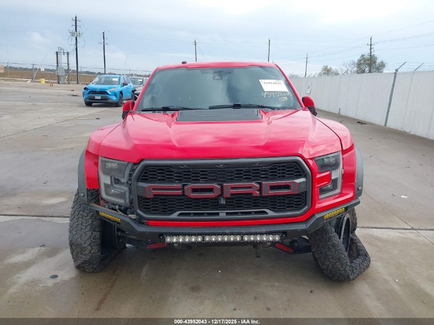 2018 Ford F-150 Raptor VIN: 1FTFW1RG8JFA15472 Lot: 43952043