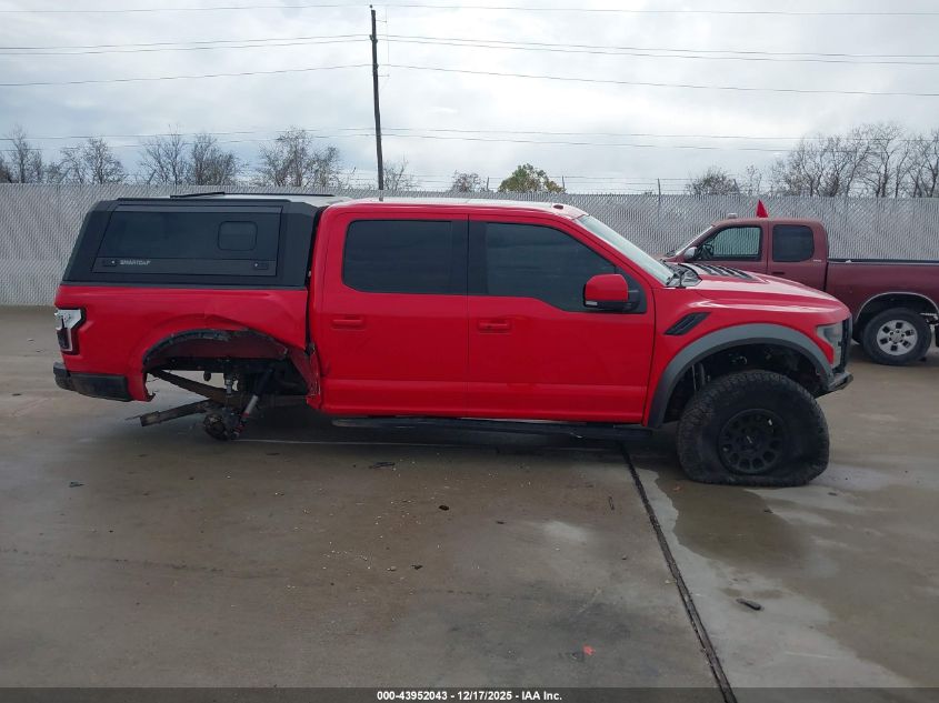 2018 Ford F-150 Raptor VIN: 1FTFW1RG8JFA15472 Lot: 43952043